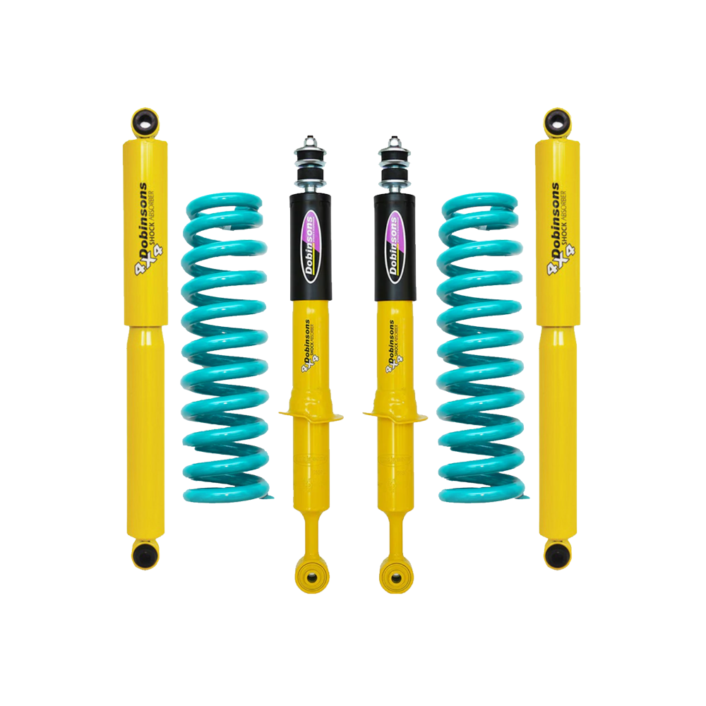 Dobinsons 2-3.5 inch Lift Kit for 4Runner (03-09 V8 Models) - Yellow/Teal