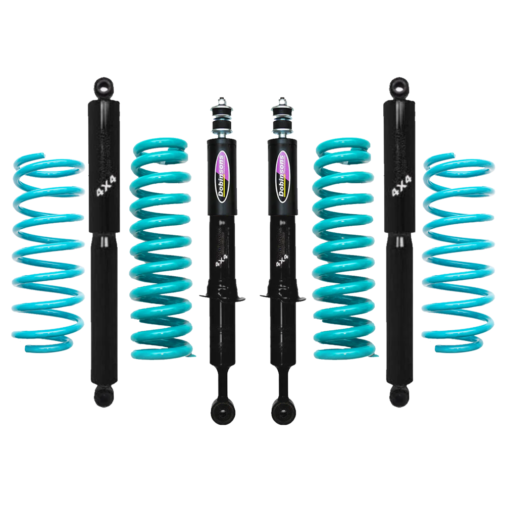 Dobinsons Twin Tube 2-3.5 inch Lift Kit for 4Runner (03-09 V6 Models) - Black/Teal