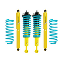 Dobinsons Twin Tube 1.75-3.5 inch Lift Kit for 2006-2009 Toyota FJ Cruiser with yellow shocks and teal coil springs
