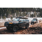 Dobinsons MRR 3-Way Adjustable 2-3.5 inch Lift Kit for 4Runner (10-24) - Black/Teal installed on off-road Toyota 4Runner suspension