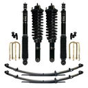 Dobinsons IMS 2.5 inch Lift Kit for F-150 4WD Crew Cab Short Bed 2021 with heavy-duty shocks, coil springs, leaf springs, and hardware.