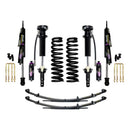 Dobinsons MRR 3-Way Adjustable 2.5-3 inch Lift Kit for F-150 4WD Crew Cab Short Bed 3.0L / 3.5L V6 (21-ON) - Black/Black, complete suspension components with adjustable shocks, coil and leaf springs, and hardware.
