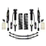 Dobinsons MRR 3-Way Adjustable 2.5-3 inch Lift Kit for F-150 4WD Crew Cab Short Bed 3.0L / 3.5L V6 (21-ON) - Black/Black, complete suspension components with adjustable shocks, coil and leaf springs, and hardware.