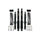 Dobinsons IMS 2-3 inch Lift Kit for Frontier D41 (22-ON) with heavy-duty coil springs, shocks, and mounting hardware in black