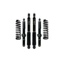 Dobinsons IMS 2-3 inch Lift Kit for Frontier D41 (22-ON) with heavy-duty coil springs and adjustable shocks in black