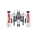 Dobinsons MRR 3-Way Adjustable 2-3 inch Lift Kit for Frontier D41 (22-ON) - Black/Red with coil springs and remote reservoir shocks