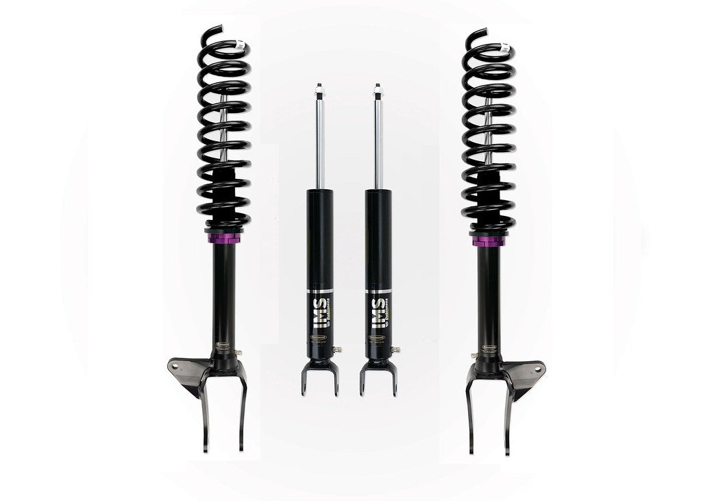 Dobinsons IMS 2-2.5 inch Lift Kit for Grand Cherokee WK2 V6 (2016-2021) with heavy-duty black coil springs and shocks