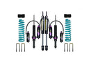 Dobinsons MRR 3-Way Adjustable 2 inch Lift Kit for Frontier D40 (05-21) in black and teal with shocks, coil springs, and mounting hardware