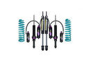 Dobinsons MRR 3-Way Adjustable 2 inch Lift Kit for Frontier D40 (05-21) with shocks and coil springs in black and teal colors