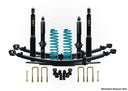 Dobinsons IMS 2 inch Lift Kit for Frontier D40 (05-21) - Black/Teal heavy-duty suspension springs, shocks, and hardware components