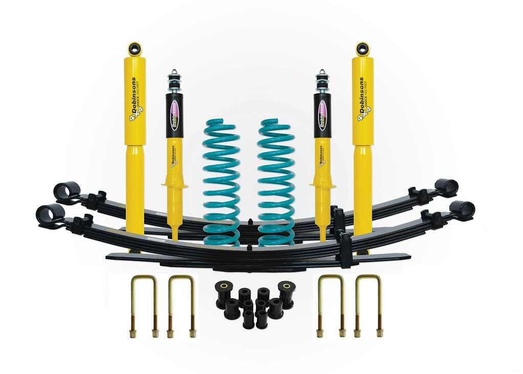 Dobinsons Twin Tube 2 inch Lift Kit for Frontier D40 (05-21) - Yellow/Teal