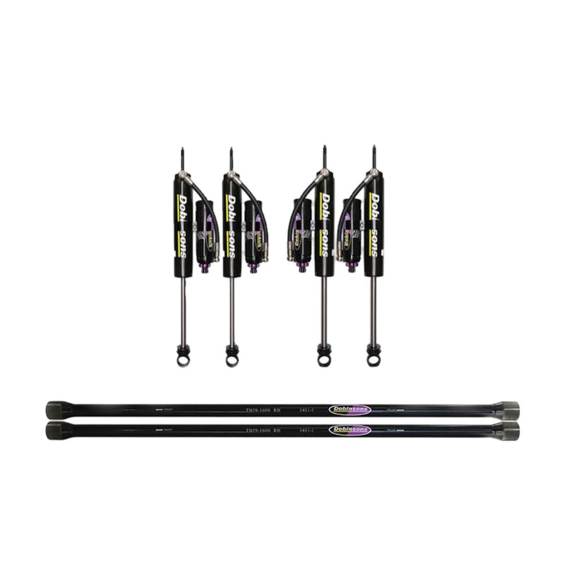 Dobinsons MRR 3-Way Adjustable 1.5-2.5 inch Lift Kit for Land Cruiser 100 (98-07) Diesel Models - Black/Teal – 1.5 inches / Standard (0-80 lbs) / Stock - I'll use my Coil Springs