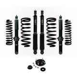 Dobinsons IMS 1.5-2.5 inch Lift Kit for Landcruiser 200 Series (08-21) with black shocks, coils, and mounting hardware