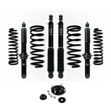 Load image into Gallery viewer, Dobinsons IMS 1.5-2.5 inch Lift Kit for Landcruiser 200 Series (08-21) - Black/Black with Assembled Front Shocks