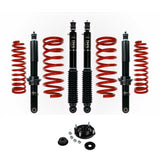 Dobinsons IMS 1.5-2.5 inch Lift Kit for Landcruiser 200 Series (08-21) black shocks, red coil springs, hardware