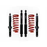 Dobinsons IMS 1.5-2.5 inch Lift Kit for Landcruiser 200 Series (08-21) with black shocks and red coil springs
