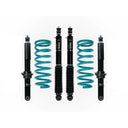Dobinsons IMS 1-2.5 inch Lift Kit for Landcruiser 200 Series (08-21) with high-performance black shocks and teal coil springs