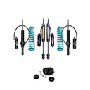 Dobinsons MRR 3-Way Adjustable 1-2.5 inch Lift Kit for Landcruiser 200 Series (08-21) with black shocks and teal coils