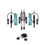 Dobinsons MRR 3-Way Adjustable 1-2.5 inch Lift Kit for Landcruiser 200 Series (08-21) with black shocks and teal coils
