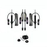 Dobinsons MRR 3-Way Adjustable 1.5-2.5 inch Lift Kit for Landcruiser 200 Series (08-21) - Black/Black with Assembled Front Shocks suspension components and hardware