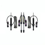 Dobinsons MRR 3-Way Adjustable 1.5-2.5 inch Lift Kit for Landcruiser 200 Series (08-21) with black heavy-duty shocks and coil springs
