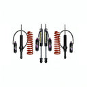 Dobinsons MRR 3-Way Adjustable 1.5-2.5 inch Lift Kit for Landcruiser 200 Series (08-21) with heavy-duty shocks and red coil springs