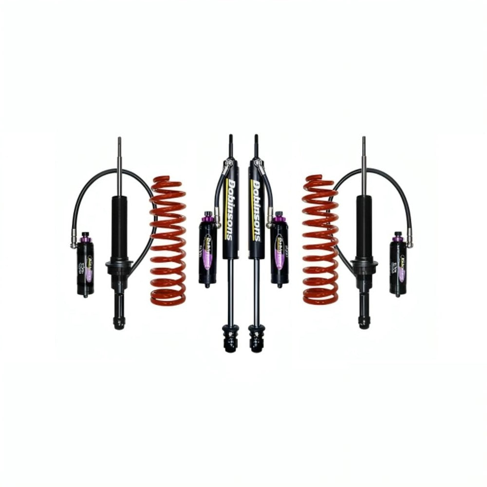Dobinsons MRR 3-Way Adjustable 1.5-2.5 inch Lift Kit for Landcruiser 200 Series (08-21) - Black/Red