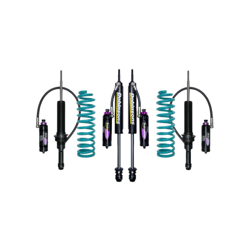 Dobinsons MRR 3-Way Adjustable 1-2.5 inch Lift Kit for LandCruiser 200 (08-21) - Black/Teal – 1 inch / Standard (0-80 lbs) / Stock - I'll use my Coil Springs