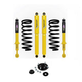 Dobinsons Twin Tube 1.5-2.5 inch Lift Kit for Landcruiser 200 Series (08-21) - Yellow/Black with Assembled Front Shocks and mounting hardware