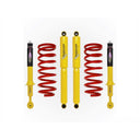 Dobinsons Twin Tube 1.5-2.5 inch Lift Kit for Landcruiser 200 Series (08-21) with yellow shocks and red coil springs
