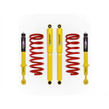 Dobinsons Twin Tube 1.5-2.5 inch Lift Kit for Landcruiser 200 Series (08-21) with yellow shocks and red coil springs