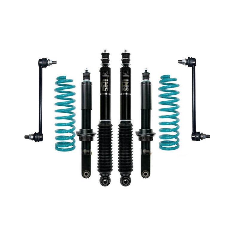 Dobinsons IMS 1.75-3 inch Lift Kit for Ford Ranger (19-23 US Model) - Black/Teal – 1.75 inches / Standard (0-100 lbs) / None - I'll use my Leaf Springs