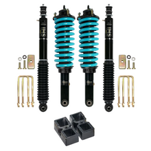 Load image into Gallery viewer, Dobinsons IMS 2-3.5 inch Lift Kit for Tacoma (05-23) - Black/Teal with Assembled Front Shocks