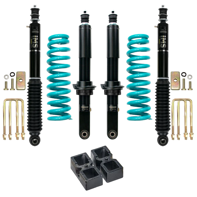 Dobinsons IMS 2-3.5 inch Lift Kit for Tacoma (05-23) - Black/Teal – 2 inches / Standard (0-100 lbs) / Block Kit