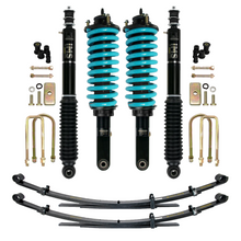 Load image into Gallery viewer, Dobinsons IMS 2-3.5 inch Lift Kit for Tacoma (05-23) - Black/Teal with Assembled Front Shocks