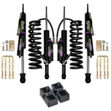 Dobinsons MRR 3-Way Adjustable 2-3.5 inch Lift Kit for Tacoma (05-23) with heavy-duty shocks, coil springs, blocks, and hardware