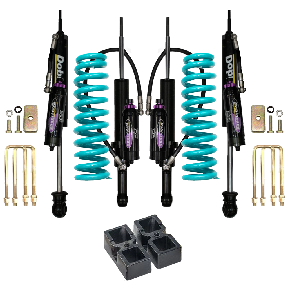 Dobinsons MRR 3-Way Adjustable 2-3.5 inch Lift Kit for Tacoma (05-23) - Black/Teal