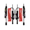 Dobinsons MRR 3-Way Adjustable 2-3.5 inch Lift Kit for Tacoma (05-23) with heavy-duty shocks and red coil springs suspension components