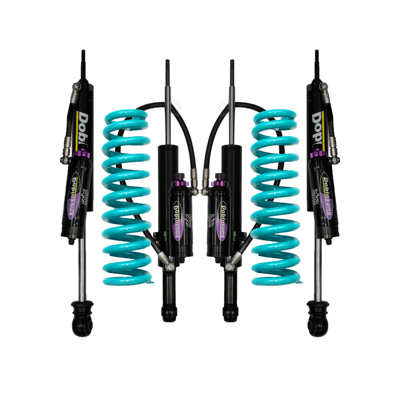 Dobinsons MRR 3-Way Adjustable 2-3.5 inch Lift Kit for Tacoma (05-23) - Black/Teal – 2 inches / Standard (0-100 lbs) / None - I'll use my Leaf Springs