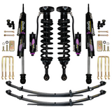 Dobinsons MRR 3-Way Adjustable 2-3.5 inch Lift Kit for Tacoma (05-23) - Black/Black with assembled shocks, coil springs, and leaf springs