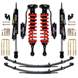 Dobinsons MRR 3-Way Adjustable 2-3.5 inch Lift Kit for Tacoma (05-23) - Black/Red with Assembled Front Shocks