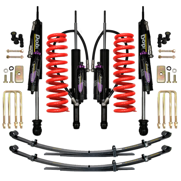 Dobinsons MRR 3-Way Adjustable 2-3.5 inch Lift Kit for Tacoma (05-23) - Black/Red