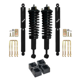 Dobinsons Twin Tube 2-3.5 inch Lift Kit for Tacoma (05-23) - Black/Black with assembled front shocks, coil springs, and hardware