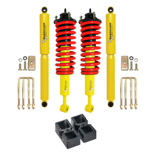 Load image into Gallery viewer, Dobinsons 2-3.5 inch Lift Kit for Tacoma (05-23) - Yellow/Red with Assembled Front Shocks