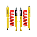 Dobinsons Twin Tube 2-3.5 inch Lift Kit for Tacoma (05-23) with yellow shocks and red coil springs suspension system
