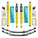 Dobinsons Twin Tube 2-3.5 inch Lift Kit for Tacoma (05-23) yellow shocks, teal coil springs, leaf springs, hardware kit