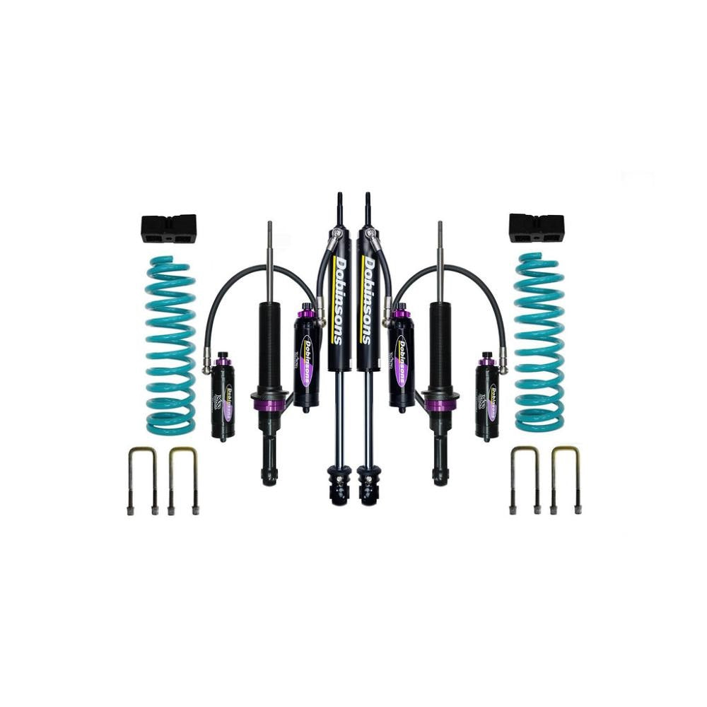 Dobinsons MRR 3-Way Adjustable 2-3.5 inch Lift Kit for Tacoma (05-23) - Black/Teal