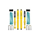 Dobinsons Twin Tube 1.75-2 inch Lift Kit for Tacoma (95-04) Yellow/Teal with heavy-duty shocks and coil springs suspension system components