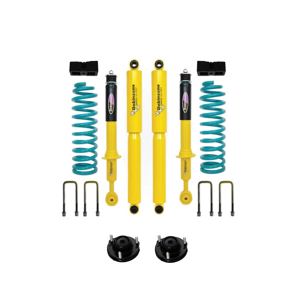 Dobinsons 2-3.5 inch Lift Kit for Tacoma (05-23) - Yellow/Teal - Front Shocks Assembly