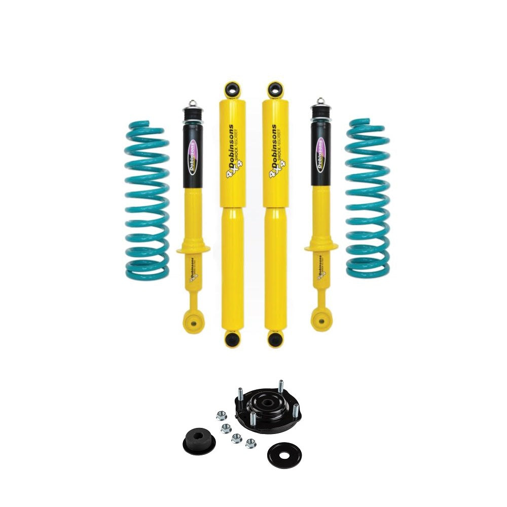 Dobinsons 1.75-2 inch Lift Kit for Tacoma (95-04) - Yellow/Teal - Front Shocks Assembly